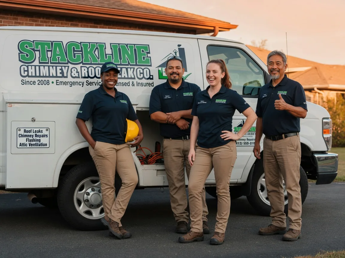 Chimney flashing repair company in Harshaw, WI